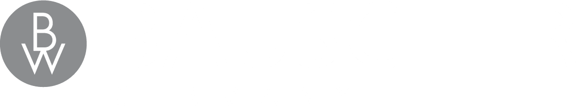Bauscher Logo – White