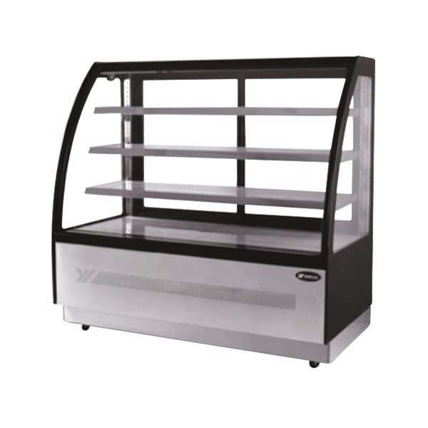 Curved Glass Refrigerated Cake Displays
