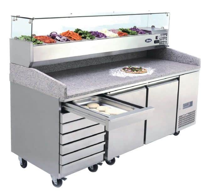 Prep Fridges and Salad Bars