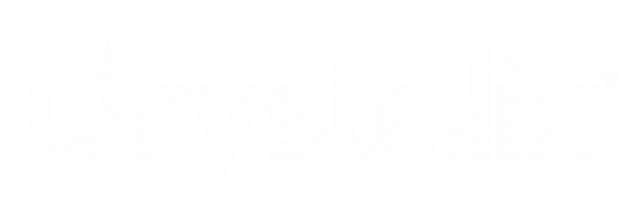 Crystalix White Logo